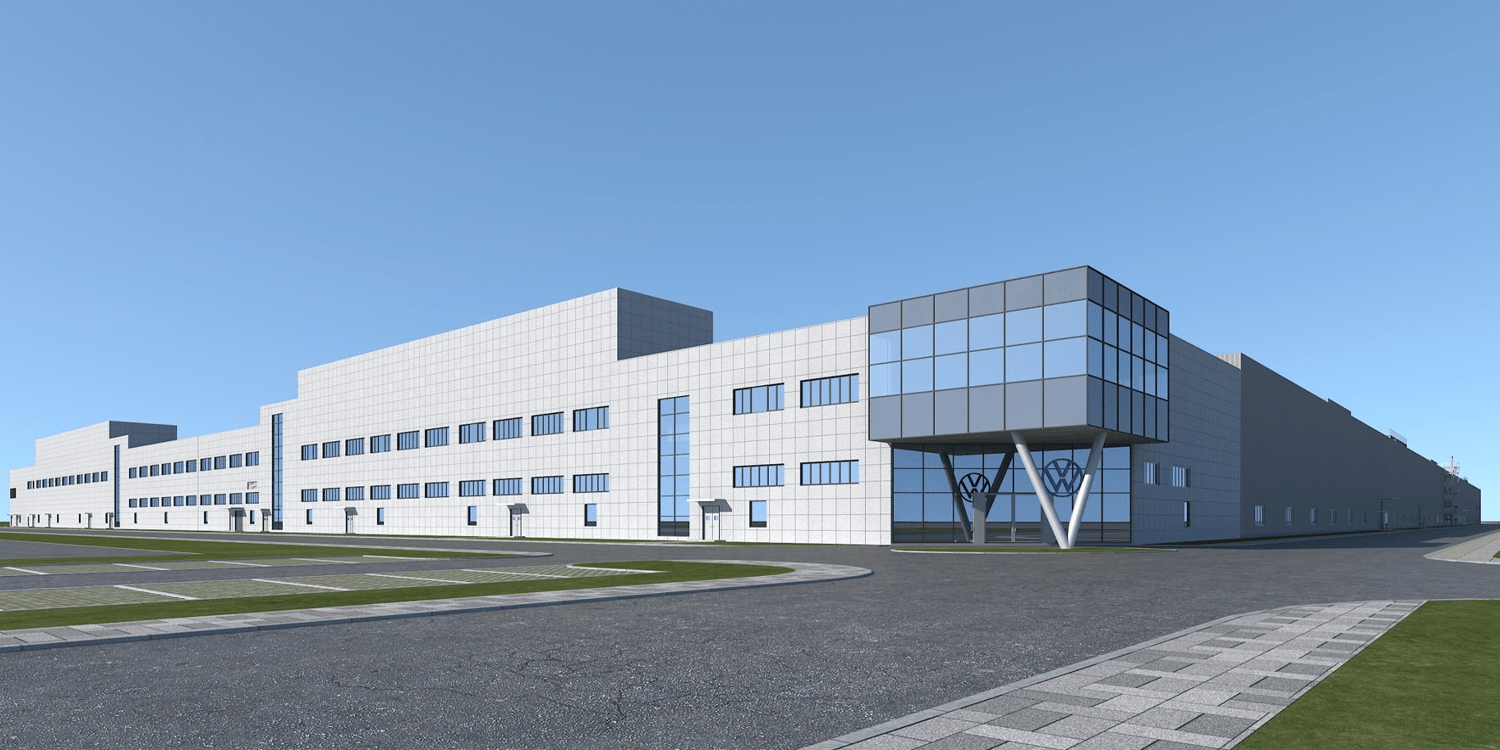VW: début de la construction d'une autre usine MEB en Chine - electrive.com
