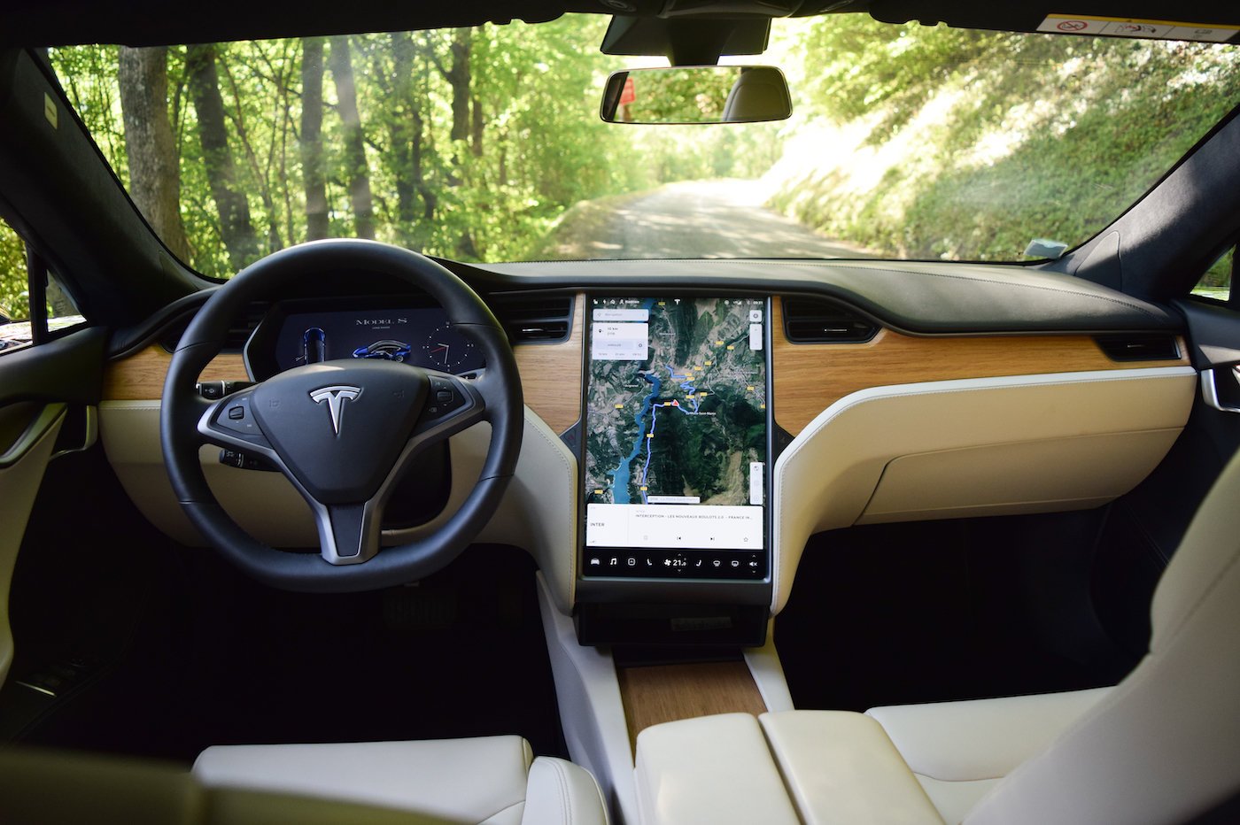 Tesla Model S habitacle