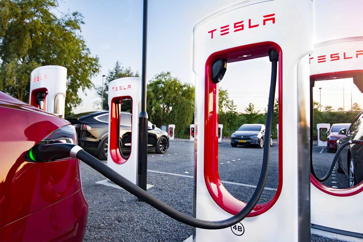 Les superchargeurs Tesla